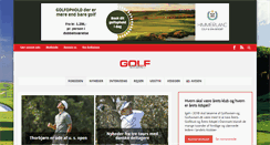 Desktop Screenshot of golfavisen.dk